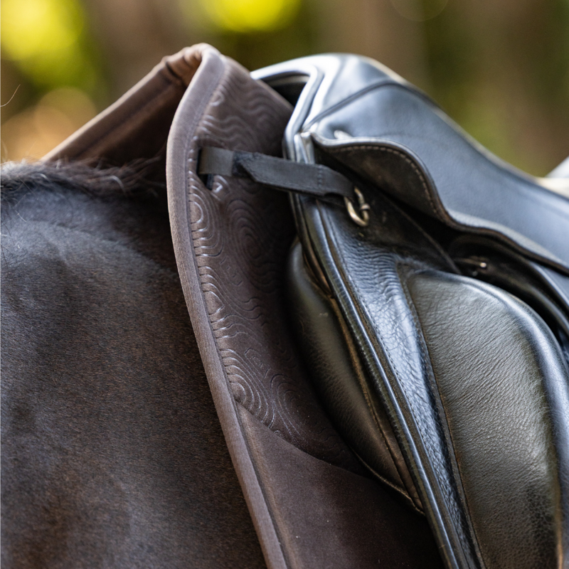 Woof Wear Elite Comfort Dressage Saddlepad - Chocolate-1
