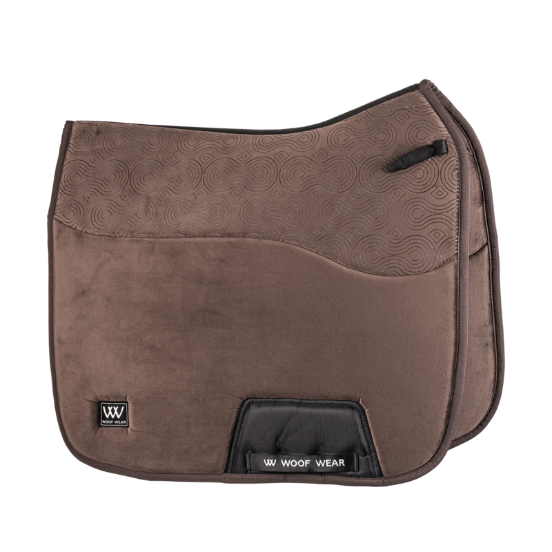 Woof Wear Elite Comfort Dressage Saddlepad - Chocolate-4