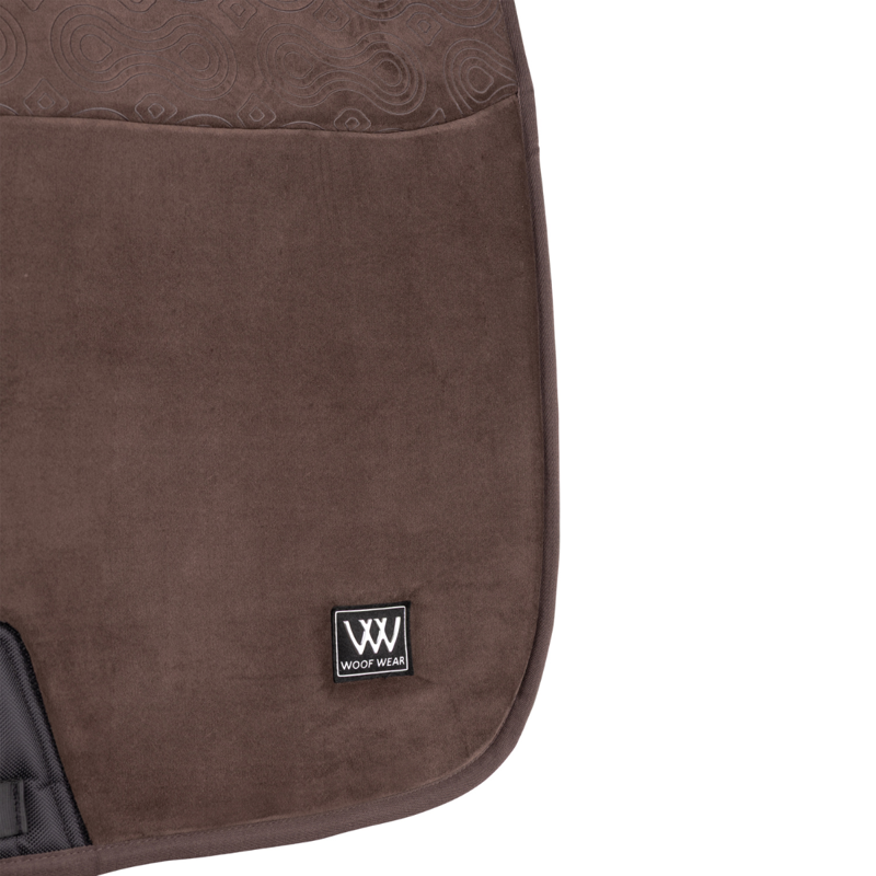 Woof Wear Elite Comfort Dressage Saddlepad - Chocolate-5