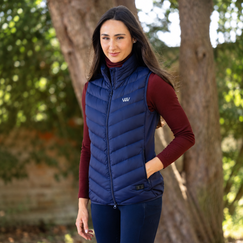 Woof Wear Ladies Heated Gilet - Navy