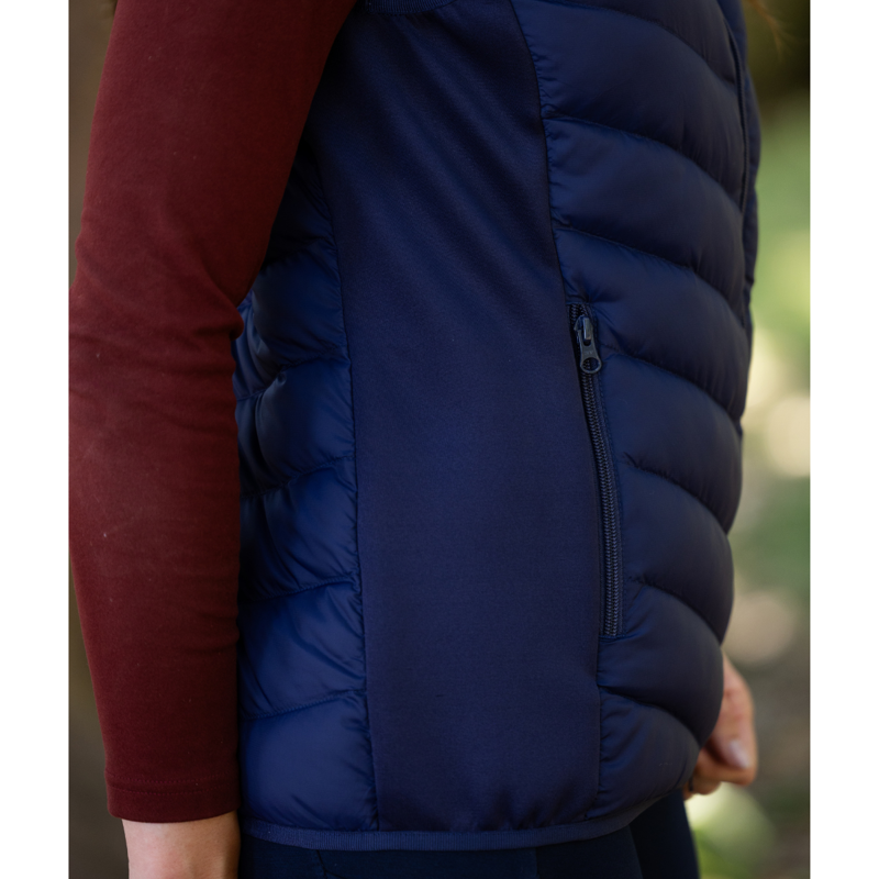 Woof Wear Ladies Heated Gilet - Navy-2
