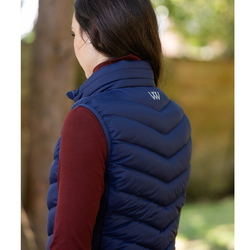 Woof Wear Ladies Heated Gilet - Navy-3
