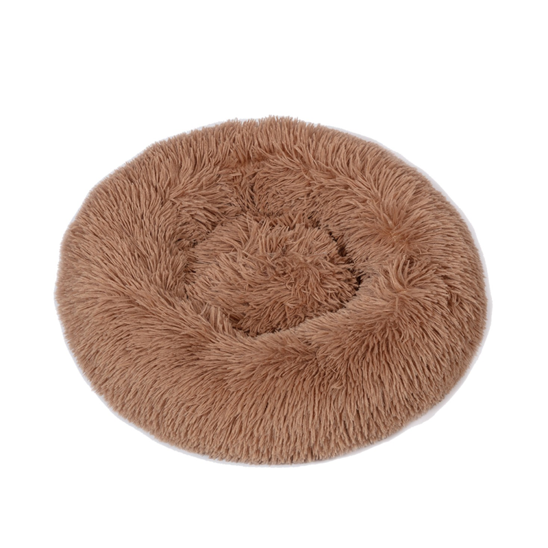 Danish Design Essentials Fluffy Donut Dog Bed - Beige-1