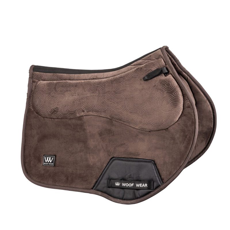 Woof Wear Elite Comfort Plus Close Contact Saddlepad - Chocolate-2