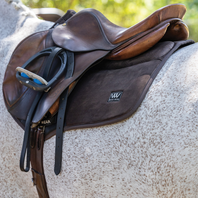 Woof Wear Elite Comfort Plus Close Contact Saddlepad - Chocolate-1