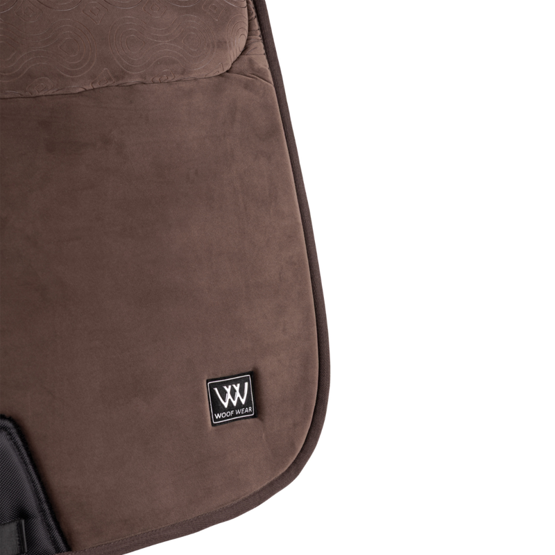 Woof Wear Elite Comfort Plus Dressage Saddlepad - Chocolate-4
