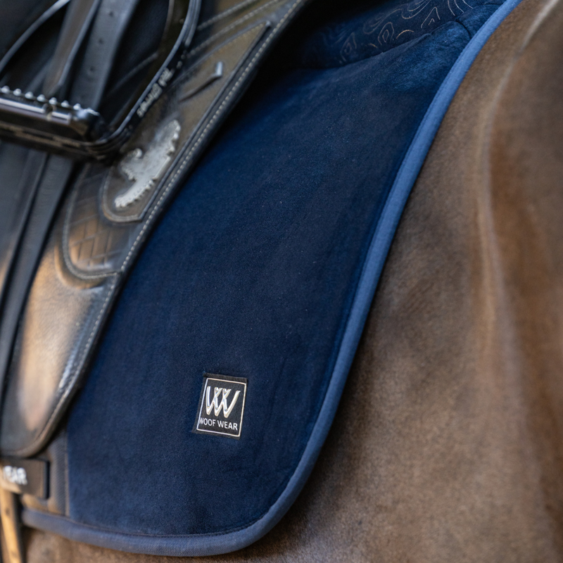 Woof Wear Elite Comfort Plus Dressage Saddlepad - Navy-2