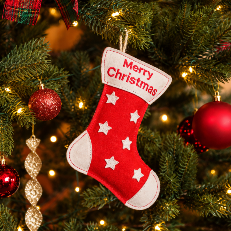 Benji and Flo Christmas Dog Toy - Christmas Stocking
