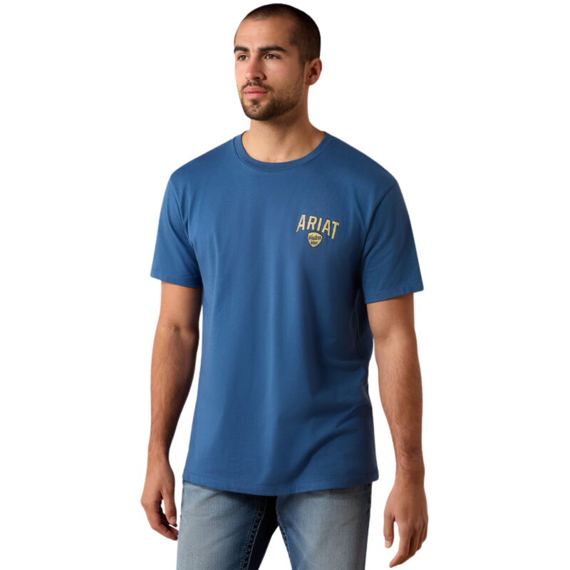 Ariat Men's Lone Longhorn T-Shirt - Grisalle