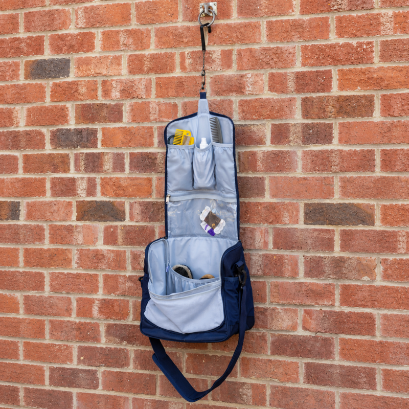 Woof Wear Fold-Down Grooming Bag - Navy-3