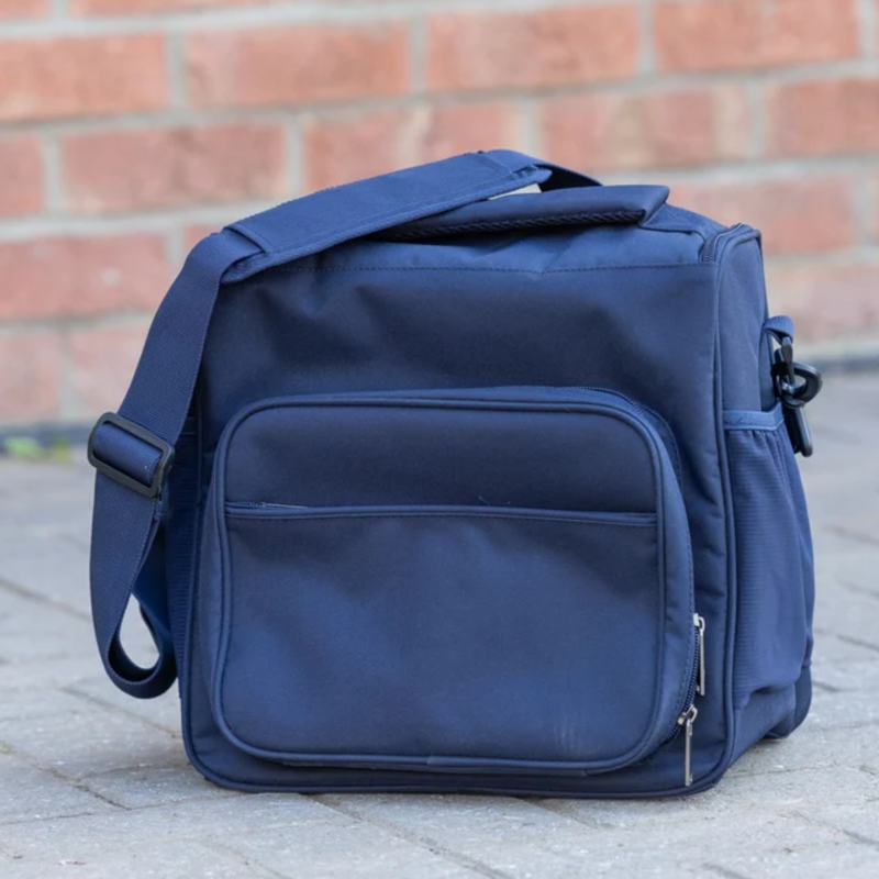 Woof Wear Fold-Down Grooming Bag - Navy-1