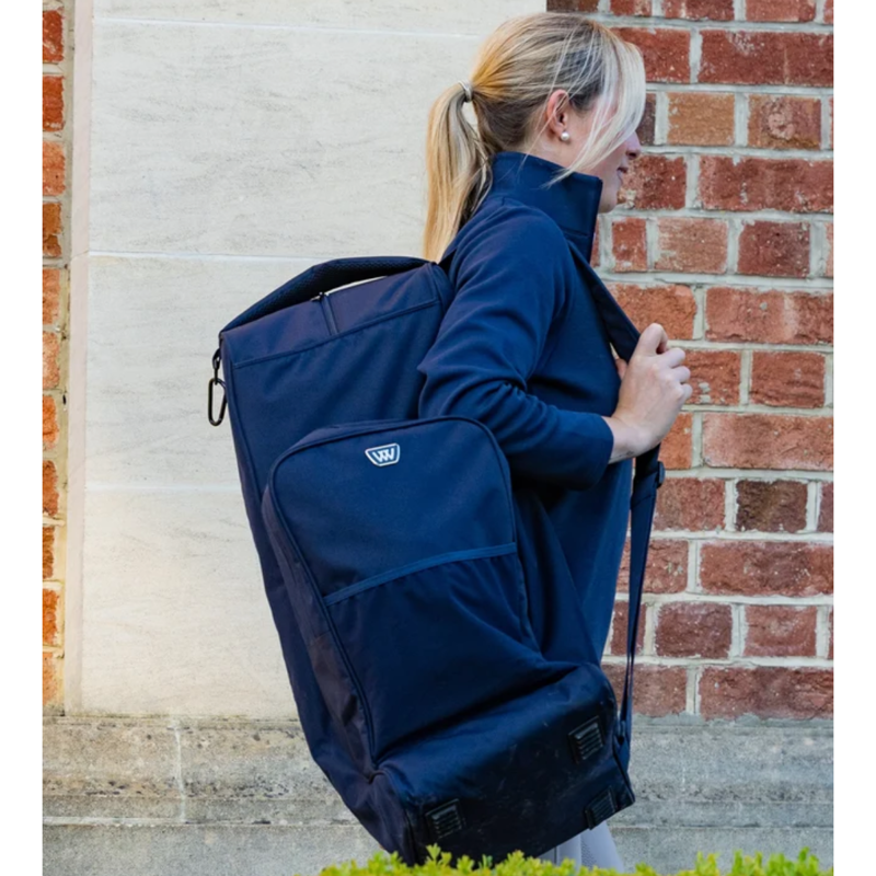 Woof Wear Boot and Hat Bag - Navy-3