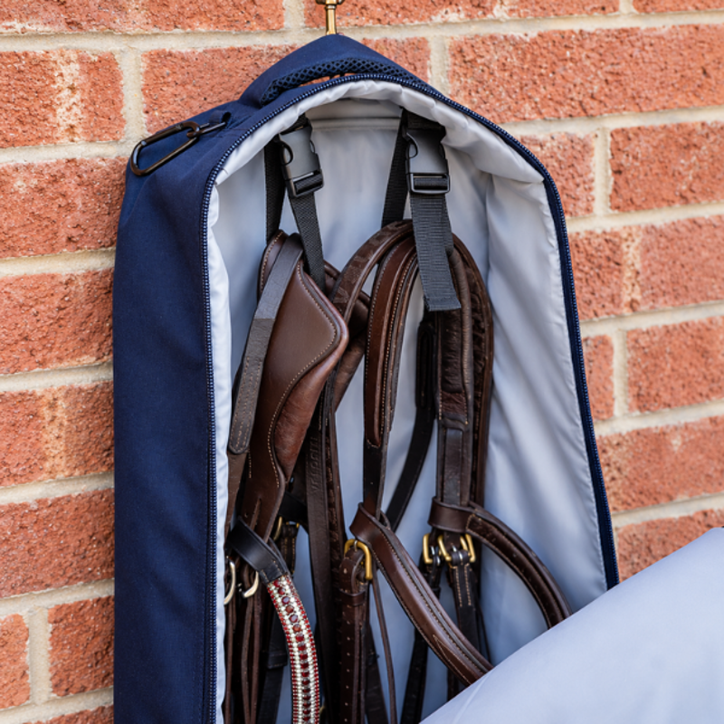 Woof Wear Double Bridle Bag - Navy-3