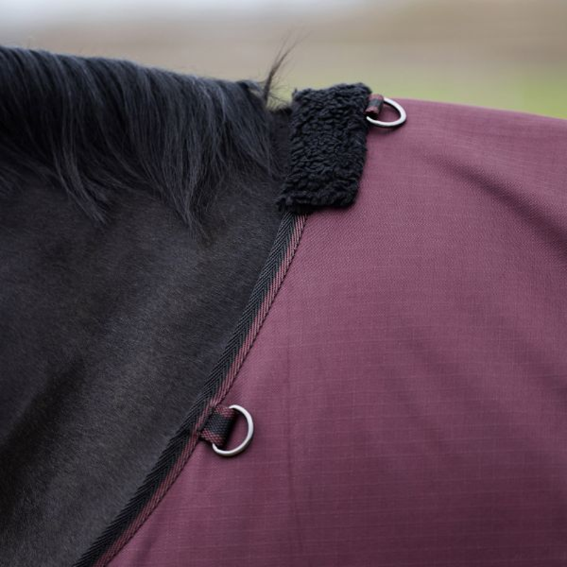 HV Polo Sacha 0g Turnout Rug - Wine-1