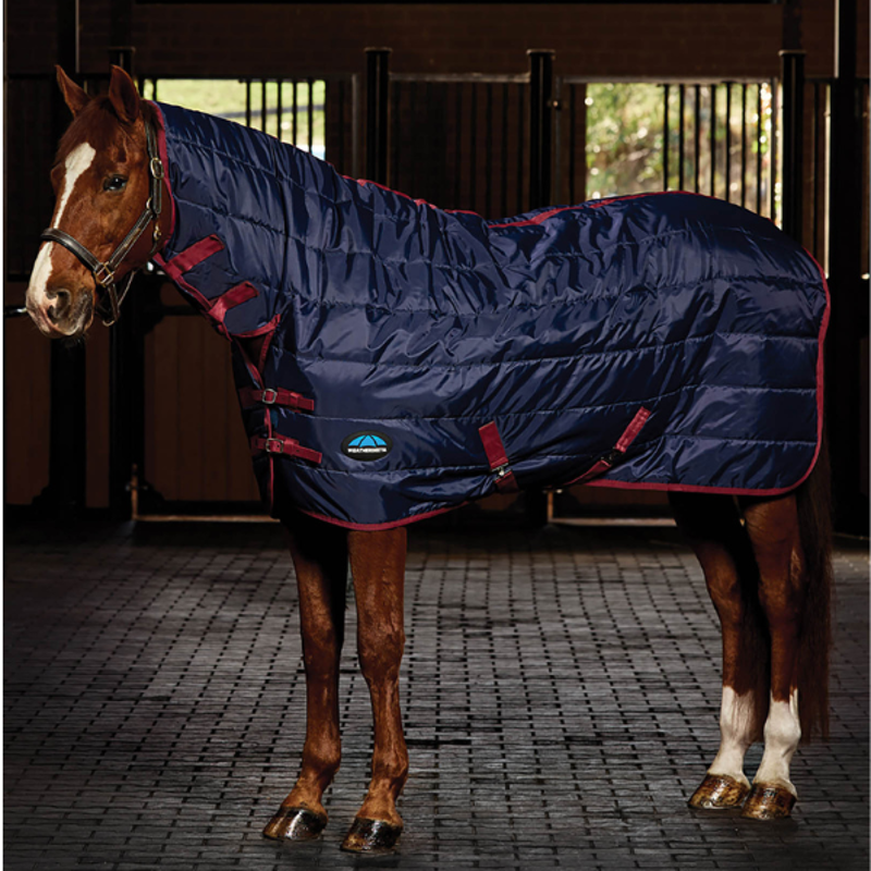 WeatherBeeta Combo 100g Stable Rug - Navy/Burgundy