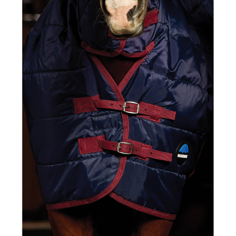 WeatherBeeta Combo 220g Stable Rug - Navy/Burgundy-2