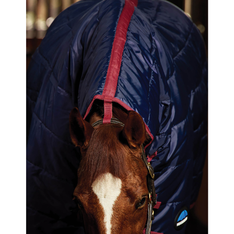 WeatherBeeta Combo 360g Stable Rug - Navy/Burgundy-2