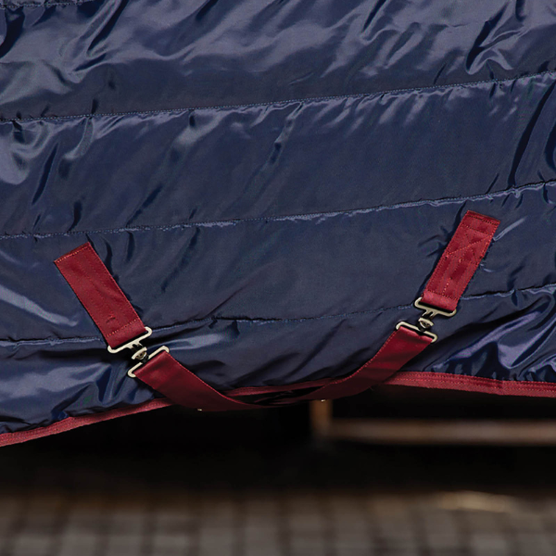 WeatherBeeta Combo 360g Stable Rug - Navy/Burgundy-3