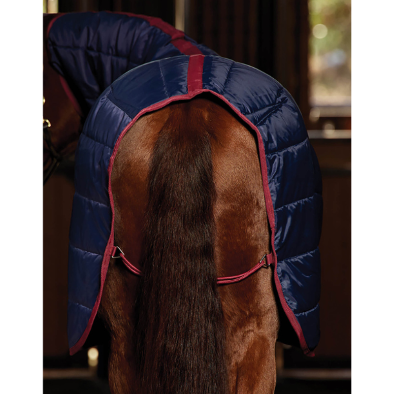 WeatherBeeta Combo 360g Stable Rug - Navy/Burgundy-4