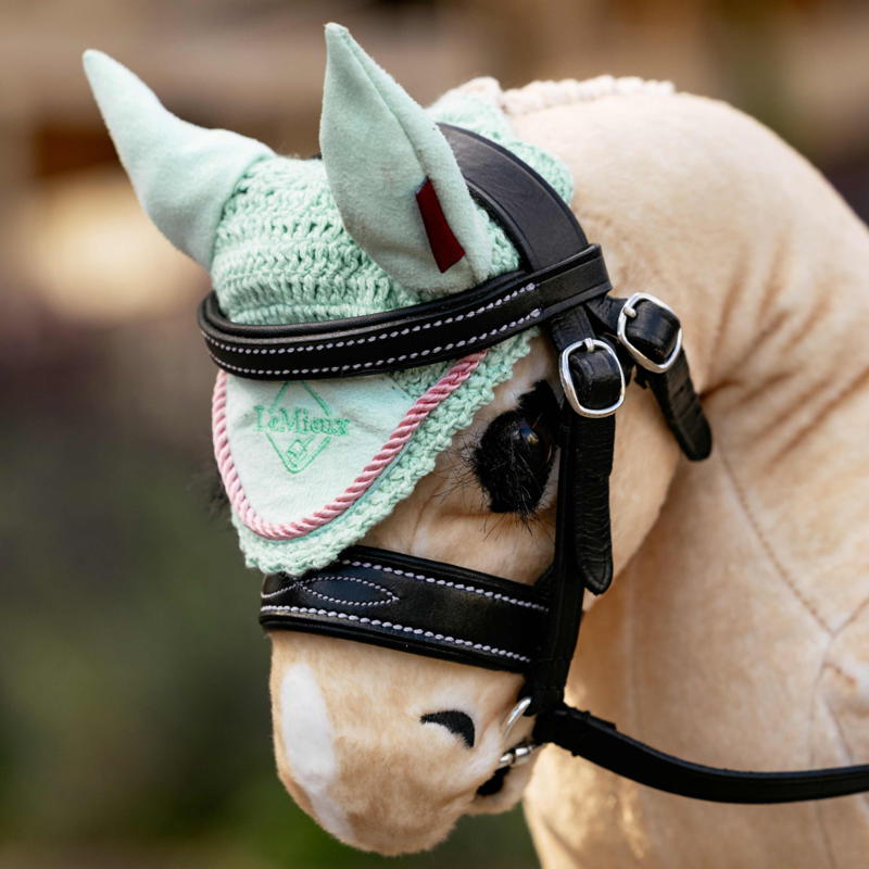 LeMieux Harlow Toy Pony Fly Hood - Softmint-1