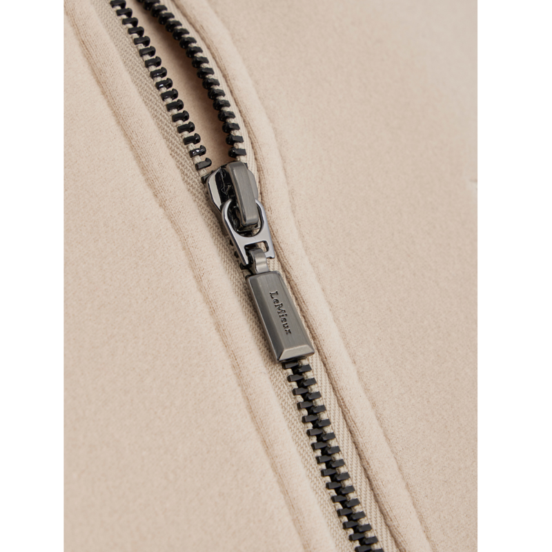LeMieux Ladies Faye Fleece Zip Through - Stone-8
