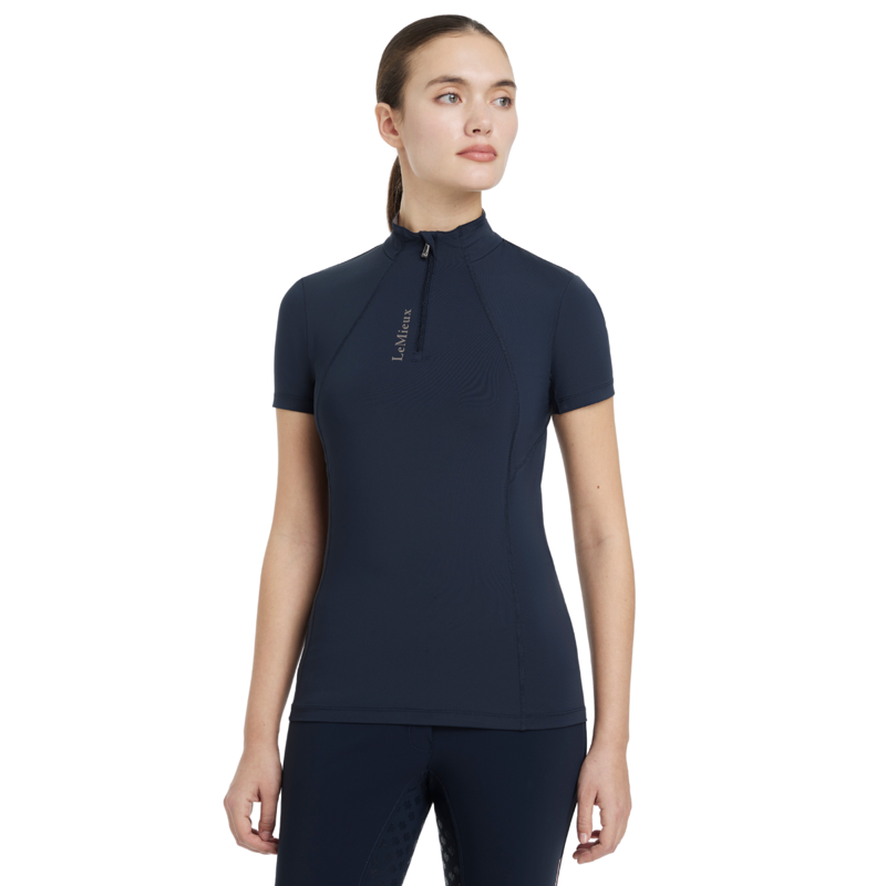 LeMieux Classique Short Sleeve Base Layer - Navy