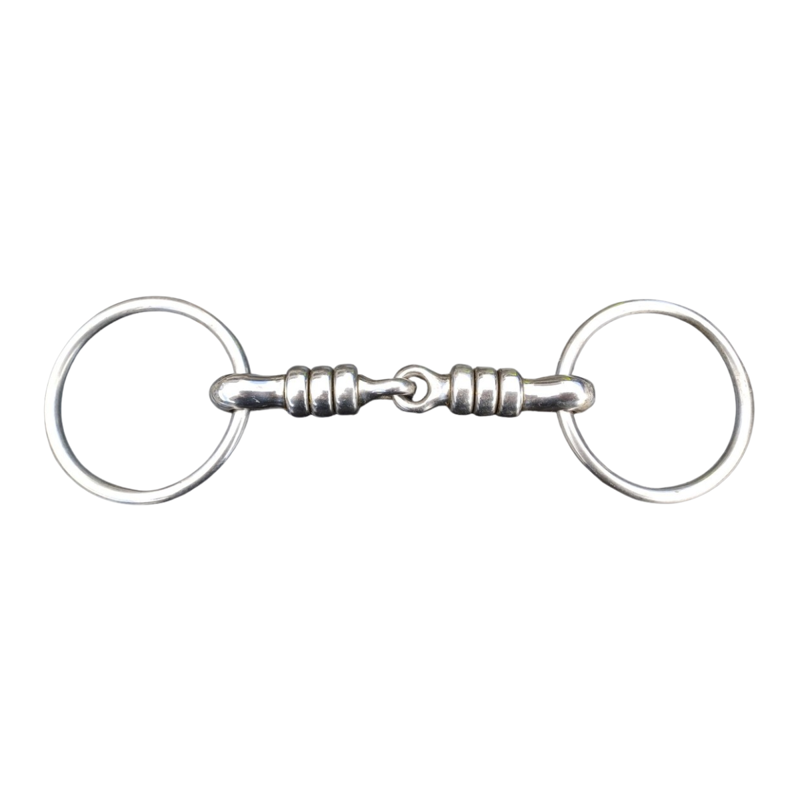 Shires Cherry Roller Snaffle Bit