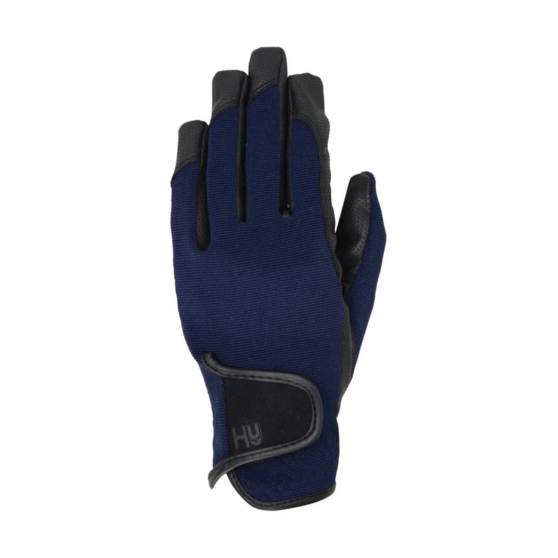Hy Equestrian Burnham Pro Gloves - Marine Navy