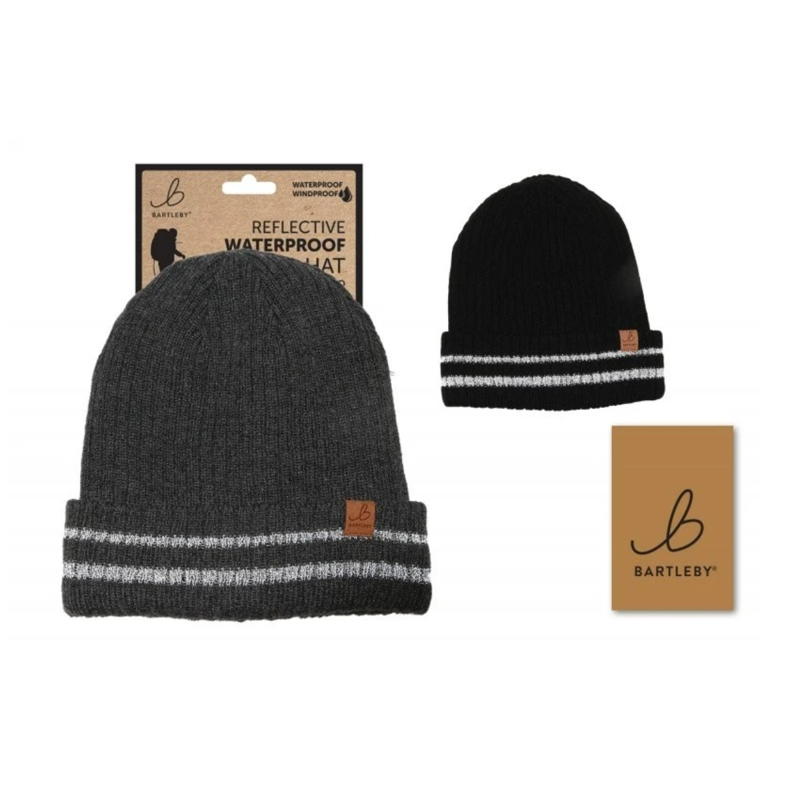 Bartleby Men's Waterproof Reflective Stripe Hat