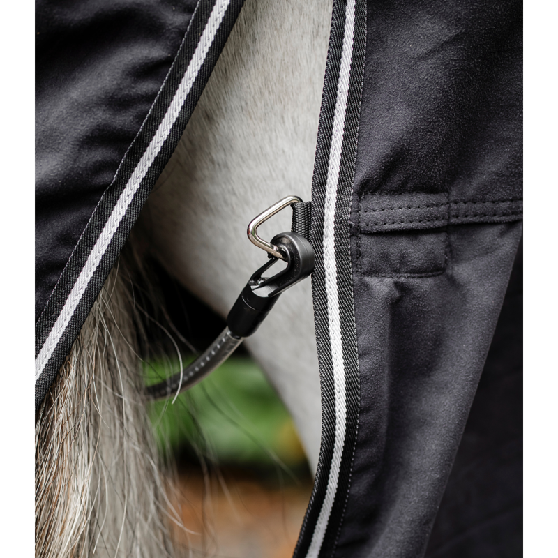 Horseware Show Ready Rug - Black/Black Silver-11