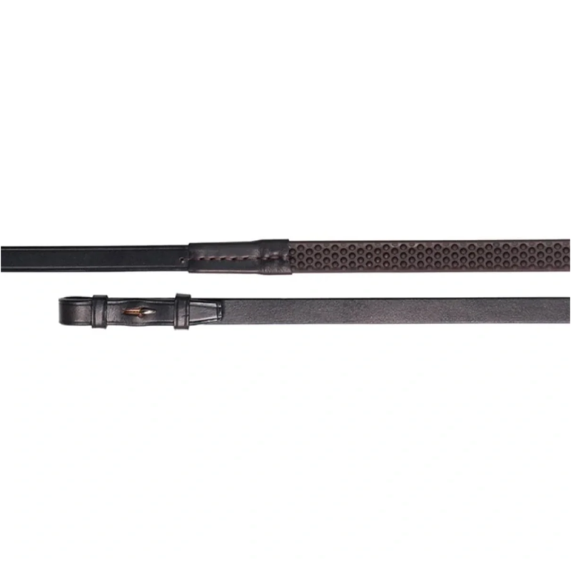 Cameo Equine Flexi Reins - Brown