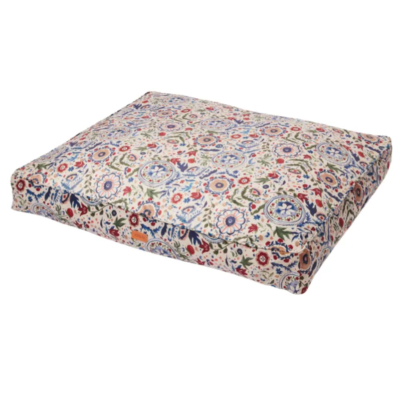 Joules Festival Floral Dog Mattress - M