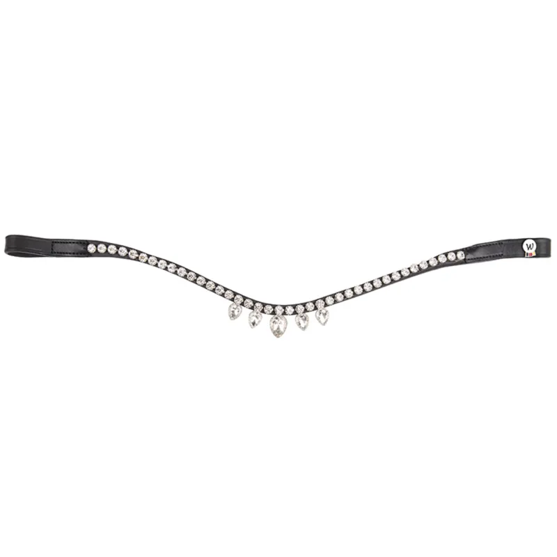 Waldhasuen X-Line Diadem Curved Browband - White