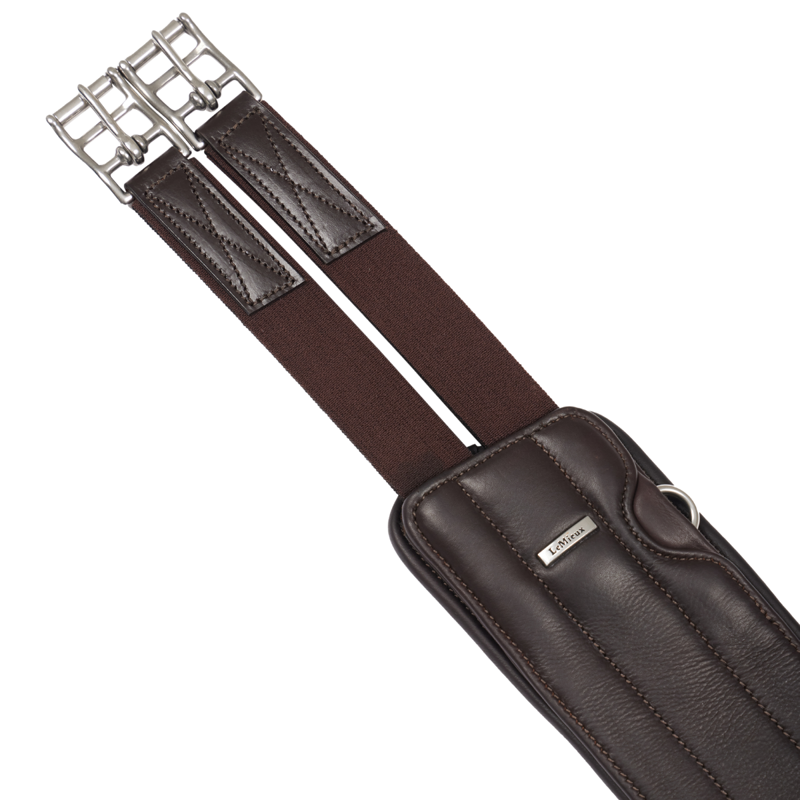 LeMieux Hunter Girth with Detachable Non-slip Liner - Havana-6