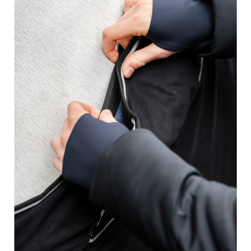 Horseware Show Ready Rug - Black/Black Silver-3