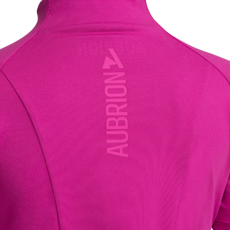 Aubrion Young Rider React Short Sleeve Base Layer -  Fuchsia-7