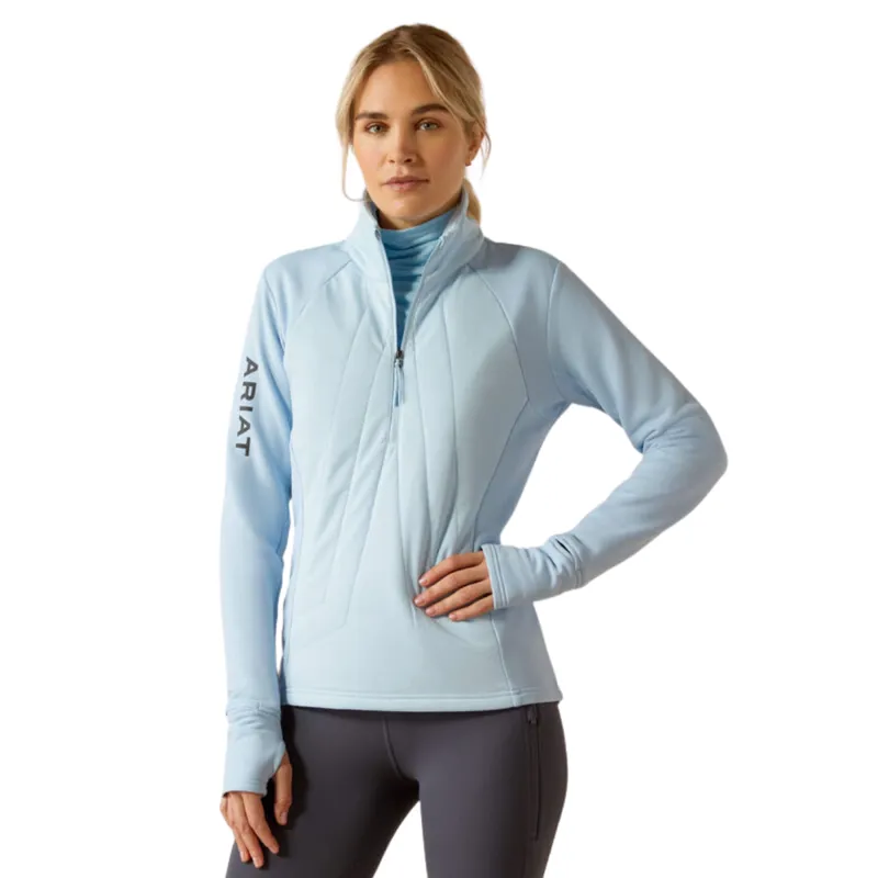 Ariat Women's Venture 1/2 Zip Sweatshirt - Cerulean