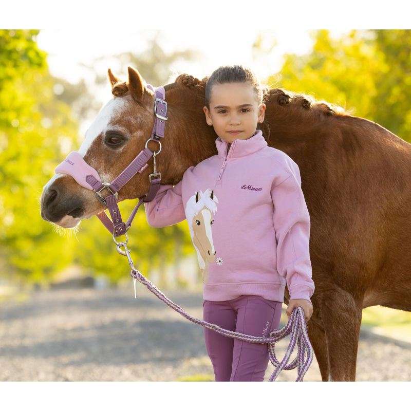 LeMieux Mini Quinn Quarter Zip Sweat - Fondant-4