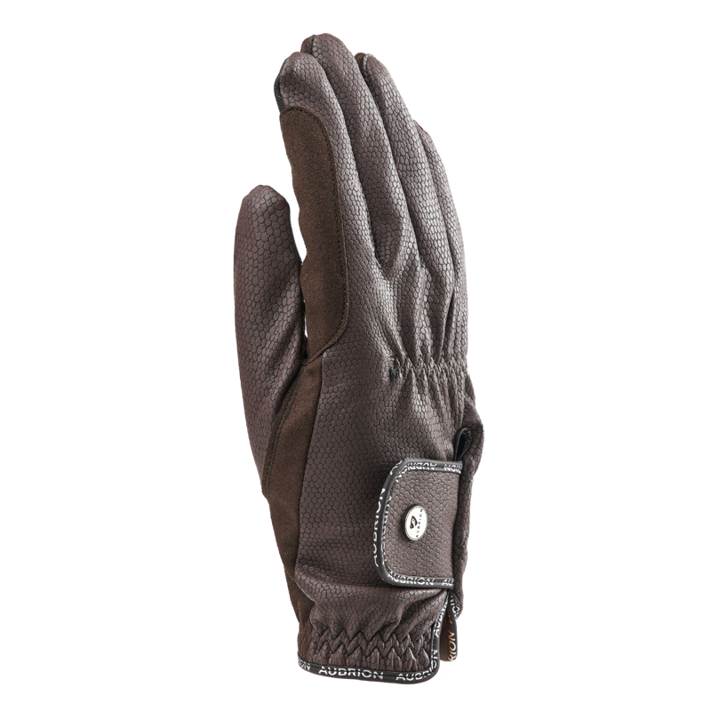 Aubrion Stadium Winter Riding Gloves - Brown
