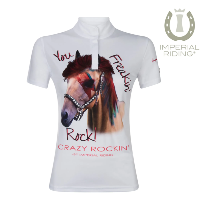 Imperial Riding Rock Horse Kid's Competition Shirt - White