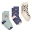 Joules Junior Neat Feet 3 Pack Socks - Equestrian