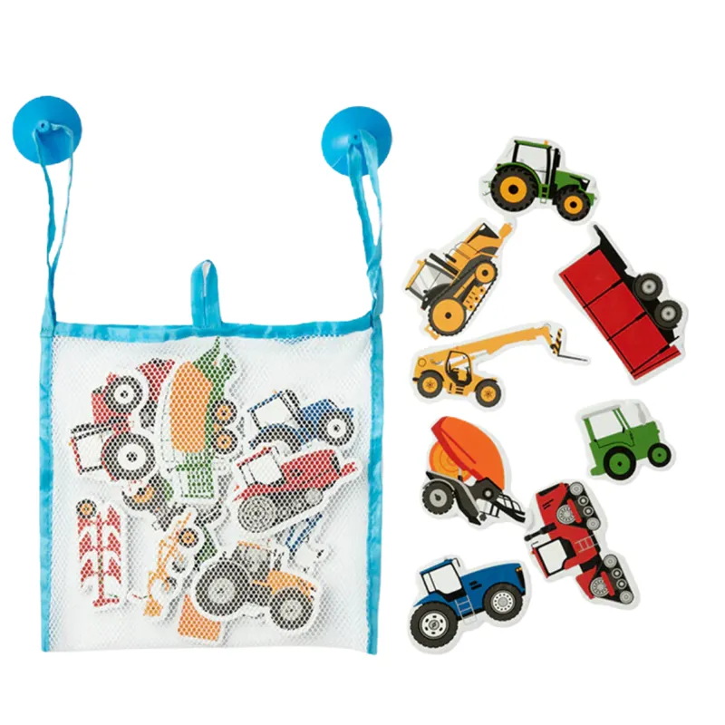 Tractor Ted Farm Machine Bath Stickers