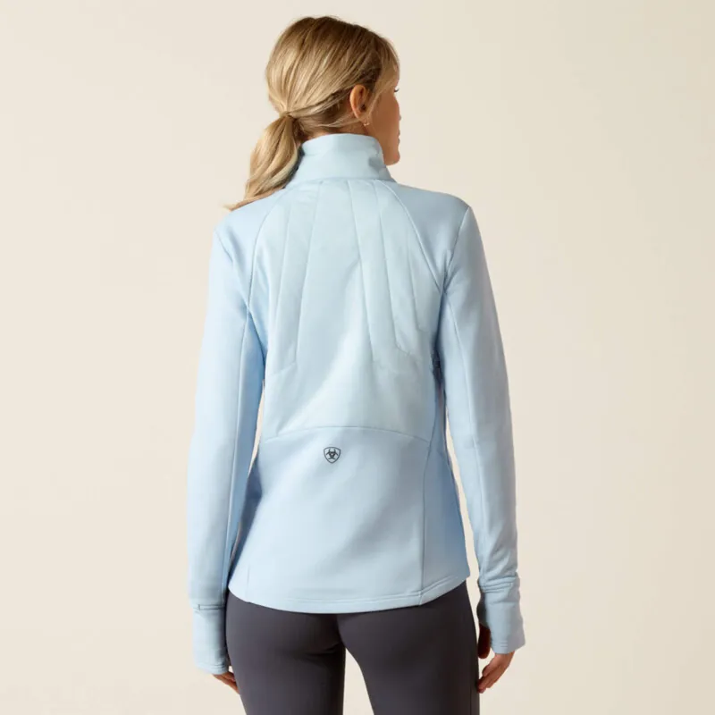 Ariat Women's Venture 1/2 Zip Sweatshirt - Cerulean-1