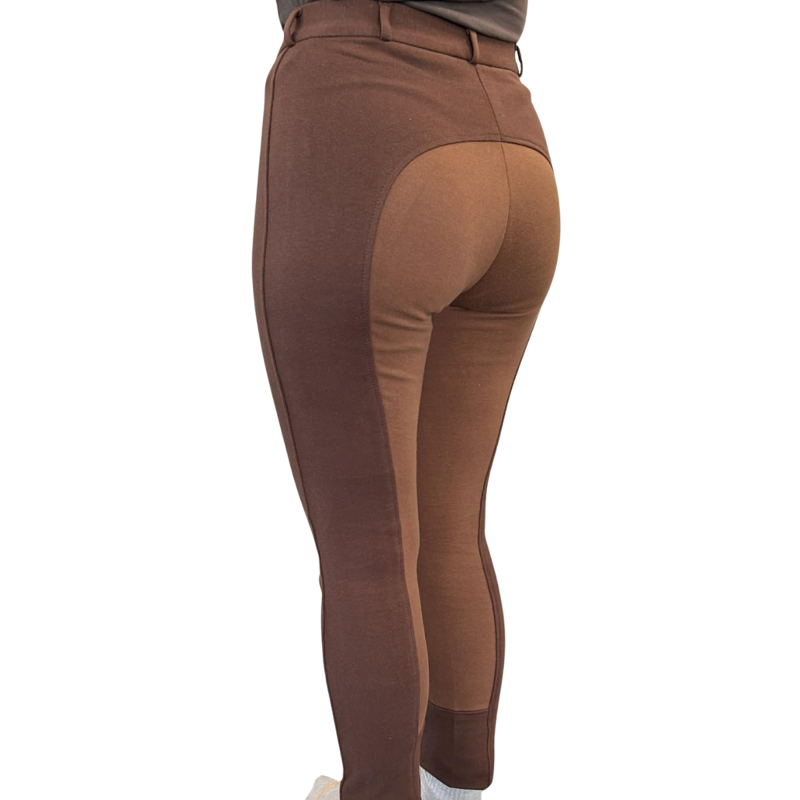 Shires LadiesTwo Tone Wessex Jodhpurs - Brown/Light Brown-2