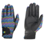Hy Equestrian Lightweight Printed Riding Gloves XL - Wavy Pattern