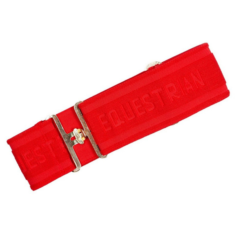 Hy Elasticated Surcingle - Red