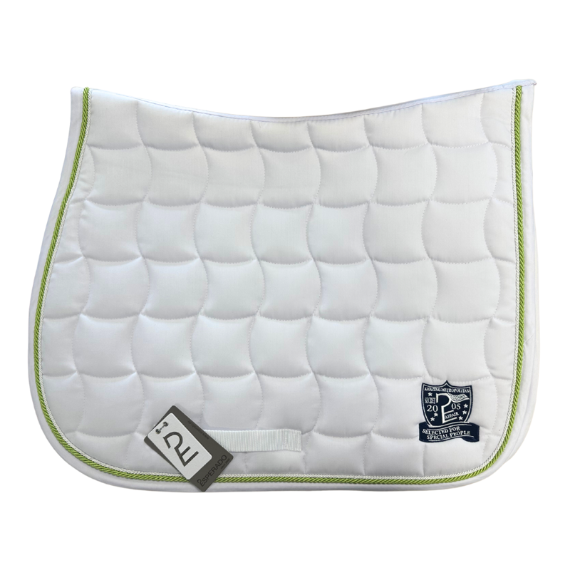 Esperado Rio Saddlepad - White/Green