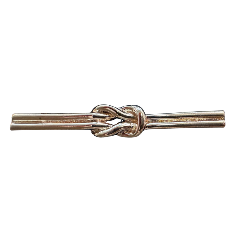 Shires Double Knot Stock Pin - Gold