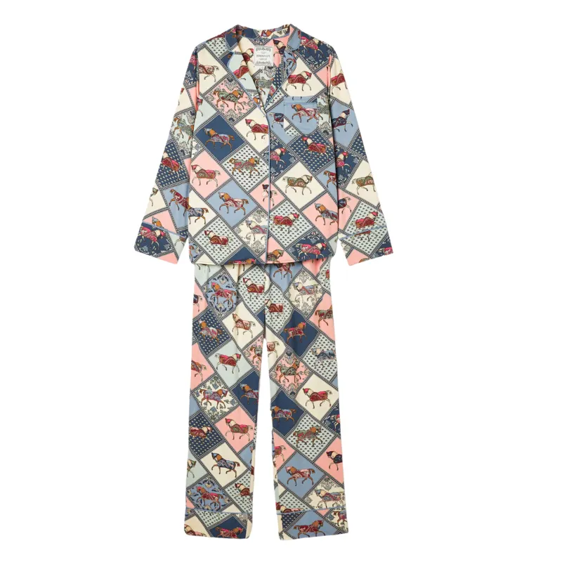 Joules Ladies Alma Pyjama Set - Horse