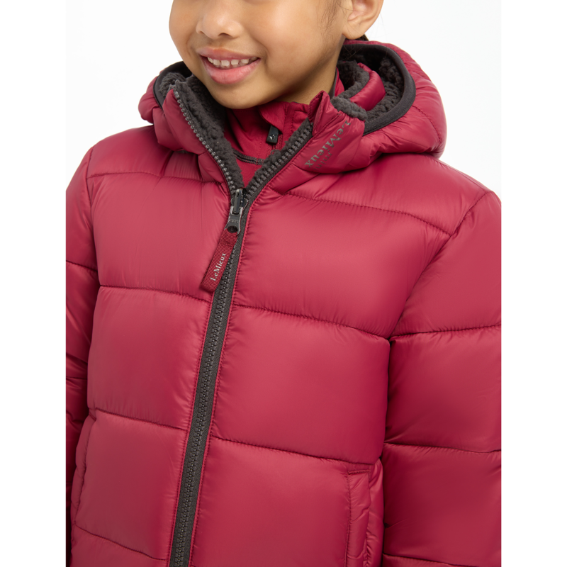 LeMieux Mini Megan Reversible Puffer Coat - Ember-6